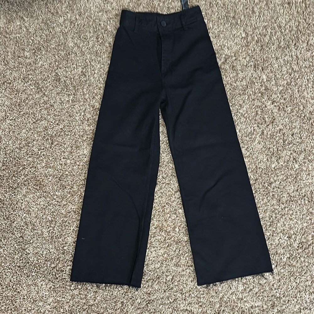 Zara Women’s Wide Leg Black Jeans